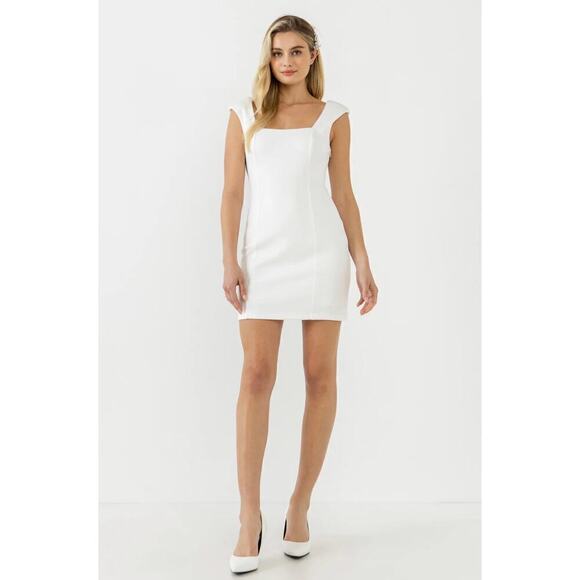 Anthropologie Endless Rose Women's Cap Sleeve Knit Dress Size Medium